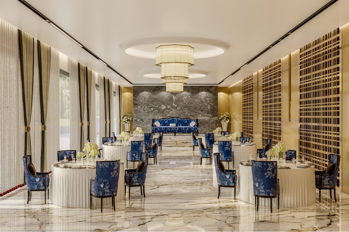 Classic Blue Banquet Design